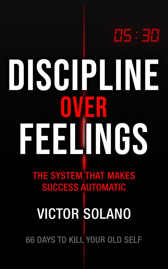 Discipline Over Feelings book cover